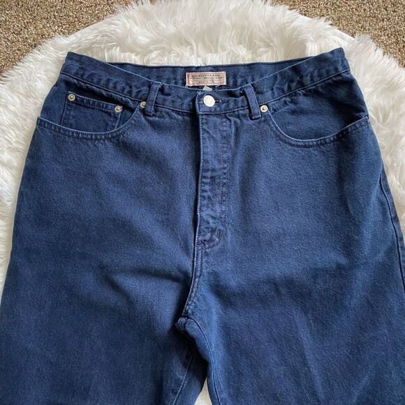 Vintage Guess Jeans Hemmed Mens Size 34 Green Logo - Picture 5 of 8